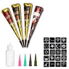 4.3 out of 5 stars 2,428. Skymore Indian Henna Tattoo Paste Stickers Temporary Tattoo Kit Body Paint Mehandi Ink Edge Cyber Com