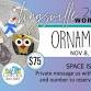 3 Ornaments Workshop event in Kingsville, ON