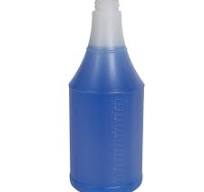 24 oz. HDPE Round Spray Bottle with 28/400 Neck (Sprayer or Cap Sold  Separately)
