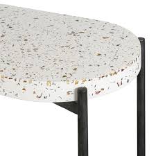 Jaque Terrazzo Console Table White Matt Blatt Furniture Design Inspiration Contemporary Console Table Terrazzo
