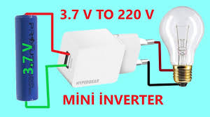 3 7 Volt 220 Volt Inverter Devresi Eski Sarj Aletinden Mini Inverter 3 7 V To 220v Youtube In 2020 Mini Electronics Youtube