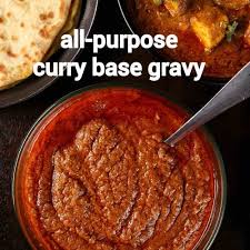 Curry Base Recipe Basic Curry Sauce All Purpose Curry Base Gravy Hebbar S Kitchen In 2020 Curry Base Recipe Recipes Indian Food Recipes Vegetarian