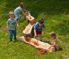 Water Log Trough The Adventurous Child Natural Playground Kids Outdoor Play Kids Playground