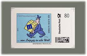 Wie alle kannen des herstellers ist auch dieses modell frei von schadstoffen jeder. 80ct Brieftrager Blau Cartoon Briefmarke Kaufland De