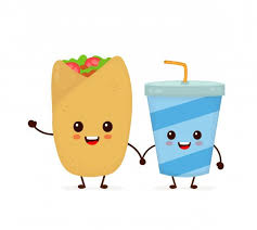 Cute Funny Smiling Happy Buritto And Soda Water Cup Flat Cartoon Character Illustration Icon Isolated On White Fast Food Mexican Cafe Menu Buritto And Sod In 2020 Character Illustration Cartoon Characters Illustration
