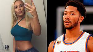 Derrick rose is an american basketball player, an nba star who plays for the cleveland cavaliers as a point guard. Derrick Rose S Girlfriend Alaina Anderson Is A Baddie With A Backside Fumble Fox Youtube