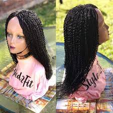 Braided Wig Watermelon Wig Chose Your Length And Preferred Etsy Wigs Braids Single Braids