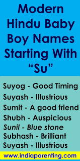 Modern Hindu Baby Boy Names Starting With Su Hindu Baby Boy Names Baby Boy Names Boy Names