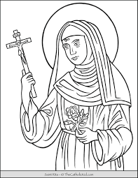 School's out for summer, so keep kids of all ages busy with summer coloring sheets. Catholic Saints Coloring Pages