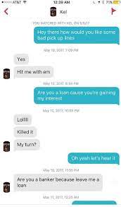 15 funniest tinder pickup lines tinder memes funnypics humor funnypictures tinder pick up lines tinder humor pick up lines funny. People Share The Hilarious Openers They Have Received On Tinder Nz Herald