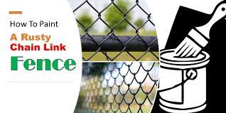 Rolled mesh and rigid mesh. How To Clean And Repaint Your Old Rusty Chain Link Fence