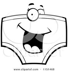 Download 269 coloring underwear stock illustrations, vectors & clipart for free or amazingly low rates! Cartoon Clipart Of A Black And White Excited Underwear Character Vector Outlined Coloring Page By Cory Thoman 1151468
