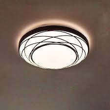 Shop Portfolio 19 In W Black Led Ceiling Flush Mount At Lowes Com Flush Mount Lighting Led Flush Mount Flush Mount Ceiling Lights