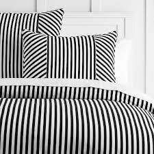 Black And White Striped Sheet Set The Emily Amp Meritt Cabana Stripe Duvet Sham Pbteen Striped Duvet Striped Duvet Covers Emily And Meritt