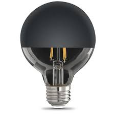 Feit Electric 40w Equivalent G25 Black Dome Globe Top Decorative Led Light Bulb At Menards