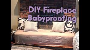 There are plenty of ways to protect your child from bumps. Diy Fireplace Babyproofing Youtube