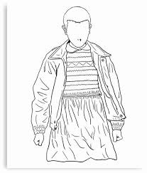 Some of the coloring pages shown here are stranger things coloring, stranger things coloring, st. Stranger Things Coloring Book New Eleven Minimal Stranger Things White Canvas Print By Stranger Things Art Stranger Things Poster Easy Drawings