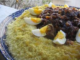 Mon Sejour Marocain Couscous Tfaya Paprikas Recettes Couscous Recette Couscous Tfaya