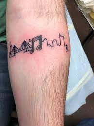 Welcome to broken lantern tattoo, voted #1 tattoo shop in charleston, south carolina. Minimalist Nashville Charleston Skyline Shared By Music Done By Michelle At Motor City Tattoo In Charleston Sc Tattoos