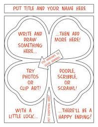 Shamrock Comic Strip Demo Kids Of All Ages Love Making Comics And These 40 Templates Provide Ple Comic Strip Template Writing A Biography Math Story Problems