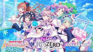 Maybe you would like to learn more about one of these? Bang Dream Girls Band Party X Re Zero Starting Life In Another World Collaboration Bang Dream Girls Band Party