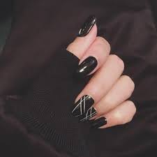You can create these easy nail art designs for even short nails or long ones. 56 Charming Black Nail Art Designs To Try This Winter Page 52 Of 56 Kornelia Beauty