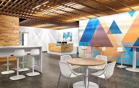See More Images From Inside Tbbj S 2017 Coolest Office Spaces Finalists Cool Office Space Office Break Room Office Space Design