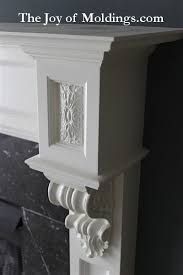 The functional and decorative fireplace doors are designed to enhance your traditional masonry fireplace hearth while at the same time help to reduce heat and air conditioning loss up the chimney by as much as 90% while the fireplace is not in use. 6 Fireplace Mantel Rosettes Painted White The Joy Of Moldings