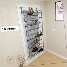 Schuhregal platzsparend diy schuhaufbewahrung schuhregal selber bauen schuhe organisation. 10 Ebenen Schuhregal Turregal Hangeaufbewahrung Schuhschrank Wand Tur Regal Forlife24 Com