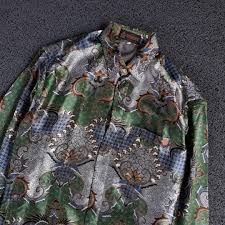 Kain batik semi sutra/silk lebar 1.15 m: Xxl Batik Semi Sutra Al Ghawara Fesyen Pria Pakaian Atasan Di Carousell