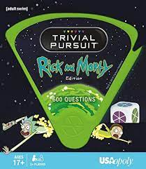 4,067 verified questions and 7,467 pending questions browse add new questions Trivial Pursuit Rick And Morty Quick Play Version Trivia Questions Based On The Adult Swim Show Rick And Morty Officially Licensed Rick And Morty Game Amazon Com Mx Juguetes Y Juegos