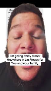 Im giving away a dinner for you and your family anywhere in Las Vegas. To  win all you have to do is help a family need #vegas  ##brandonfromvegas##thanksgivingmiracle
