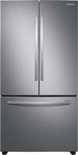 One thing that you will notice with most fridges is that you tend to with a french door fridge, you will ever be at eye level with most of the food items. Samsung 28 Cu Ft Large Capacity 3 Door French Door Refrigerator With Internal Water Dispenser Fingerprint Resistant Stainless Steel Rf28t5101sr Aa Best Buy