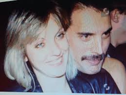 A rare photo of Freddie with a friend named Sandra Strats. Sandra met  Freddie through Queen's wardrobe supervisor, Dane Clark Dane Clark was  Queen's first wardrobe supervisor from 1976 to 1979. He