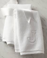 Custom embroidered luxury embroidered egyptian cotton bath towels with luxury monogram. Matouk Auberge Monogrammed Towels Matching Items Neiman Marcus