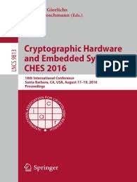 Cryptographic Hardware And Embedded Systems Ches 2016 Probability Density Function Multiplication