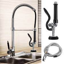 The sprayer is cracked and leaks like crazy. Commercial Restaurant Pre Rinse Kitchen Faucet Tap Sprayer Spray Head With Hose Walmart Com Walmart Com
