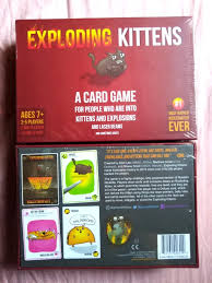 Harry potter exploding snap diy vs professionally printed and cut deck. Exploding Kittens Card Game Board Game Hobbies Toys Toys Games On Carousell