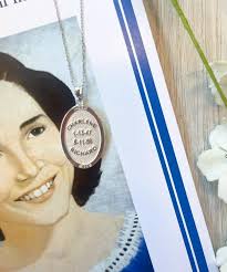 These beautiful necklaces of Charlene Richard, “the little Cajun saint”,  are unique to our Acadiana community😇🤍 necklaces with a medal of Charlene  are available in sterling silver and pewter! #shopcrossroads  #catholiccharities #crossroadscollective #