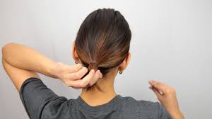 This time the idea is to create a little donut shape with your hair and wrap that with the elastic. 3 Ways To Make A Bun For Short Hair Wikihow
