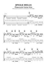 Jingle Bells 1 Free Tab Score Fingerstyle Guitar Arrangement C Charlie Kager Fingerstyle Guitar Sheet Music Guitar Tabs