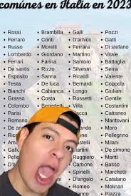 Apellidos Mexicanos de Origen Italiano