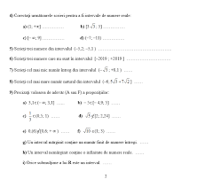 Savesave care dintre urmatoarele caracterizeaza igm for later. Intervale De Numere Reale Clasa A Matematica Altfel Facebook