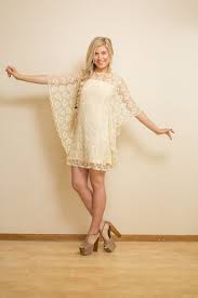 Boho Wedding Dress Vintage 70s Short Lace Cream Alternative Etsy Vintage Wedding Dress Boho Hippie Bridal Boho Wedding Dress