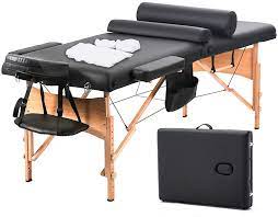 Master massage balboa lx portable massage table package. Amazon Com Massage Table Massage Bed Spa Bed 73 Inch Heigh Adjustable 2 Fold Portable Massage Table W Sheet Cradle Cover 2 Bolster Hanger Facial Salon Tattoo Bed Health Personal Care