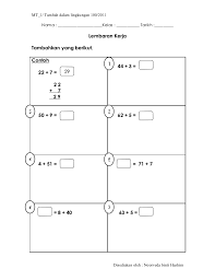Asas operasi tambah tahun 1. Soalan Matematik Operasi Tambah Tahun 1 J Kosong W