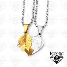 Maybe you would like to learn more about one of these? Cadenas Para Parejas Hot Collares Para Parejas En Acero Inoxidable Con Forma De