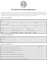 The official girlfriend read more about copyright, brody, sexually, currently, references and height. Official Girlfriend Application Form Download Printable Pdf Templateroller