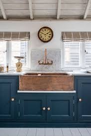 the ultimate blue farmhouse kitchen