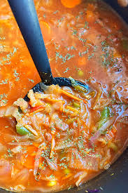 Add diced tomatoes, chicken stock, thyme, salt, and pepper. Best Cabbage Soup One Pot One Pot Recipes